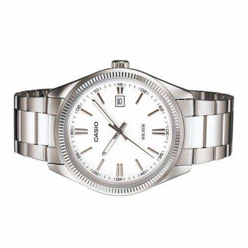Casio MTP-1302D-7A1VDF Silver Stainless Steel Strap Watch for Men