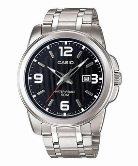 Casio MTP-1314D-1AVDF Silver Stainless Steel Strap   Watch for Men,men's watches,watch for men, best men's watches,luxury men's watch,minimalist men's watch,casual men's watch,dress watch for men,automatic men's watch,quartz men's watch,cheap men's