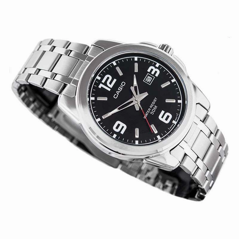 Casio MTP-1314D-1AVDF Silver Stainless Steel Strap   Watch for Men