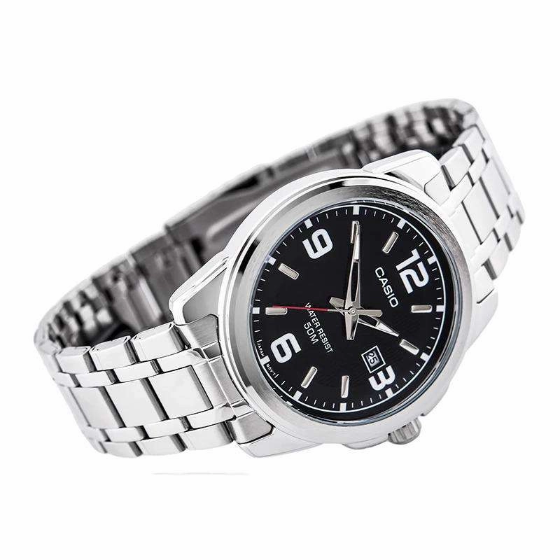 Casio MTP-1314D-1AVDF Silver Stainless Steel Strap   Watch for Men