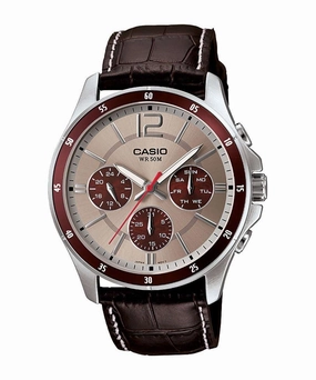 Casio MTP-1374L-7A1VDF Brown Leather Strap Watch for Men,men's watches,watch for men, best men's watches,luxury men's watch,minimalist men's watch,casual men's watch,dress watch for men,automatic men's watch,quartz men's watch,cheap men's watch. bu