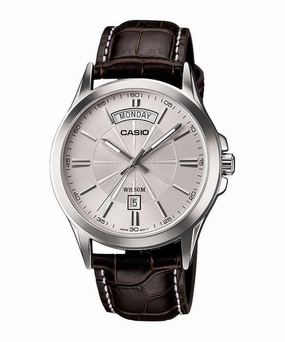 Casio MTP-1381L-7AVDF Brown Leather Watch for Men,men's watches,watch for men, best men's watches,luxury men's watch,minimalist men's watch,casual men's watch,dress watch for men,automatic men's watch,quartz men's watch,cheap men's watch. business 