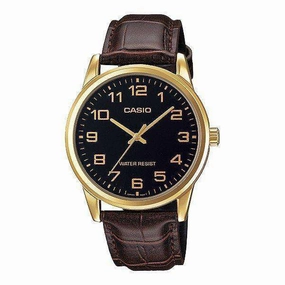 Casio MTP-V001GL-1B Brown Leather Watch For Men,men's watches,watch for men, best men's watches,luxury men's watch,minimalist men's watch,casual men's watch,dress watch for men,automatic men's watch,quartz men's watch,cheap men's watch. business wa