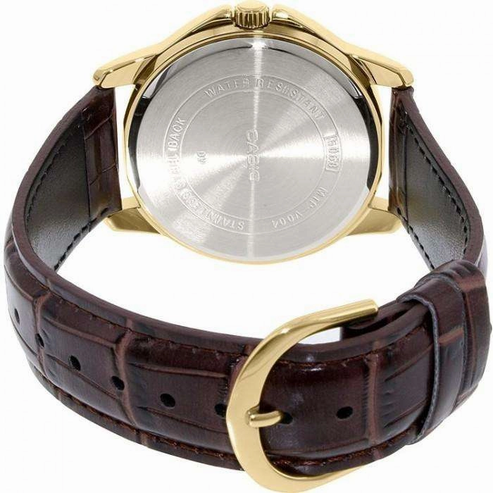Casio MTP-V004GL-7A Brown Leather Watch for Men