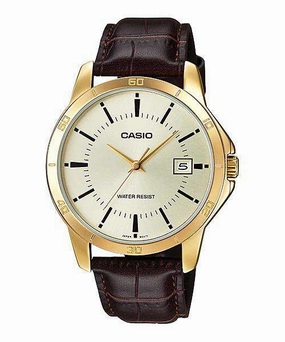 Casio MTP-V004GL-9A Brown Leather Watch for Men,men's watches,watch for men, best men's watches,luxury men's watch,minimalist men's watch,casual men's watch,dress watch for men,automatic men's watch,quartz men's watch,cheap men's watch. business wa