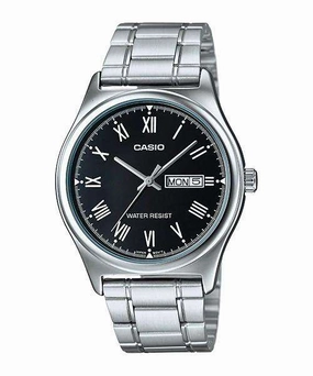 Casio MTP-V006D-1B Silver Stainless Watch for Men,men's watches,watch for men, best men's watches,luxury men's watch,minimalist men's watch,casual men's watch,dress watch for men,automatic men's watch,quartz men's watch,cheap men's watch. business 