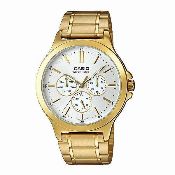 Casio MTP-V300G-7A Gold Stainless Watch for Men,men's watches,watch for men, best men's watches,luxury men's watch,minimalist men's watch,casual men's watch,dress watch for men,automatic men's watch,quartz men's watch,cheap men's watch. business wa
