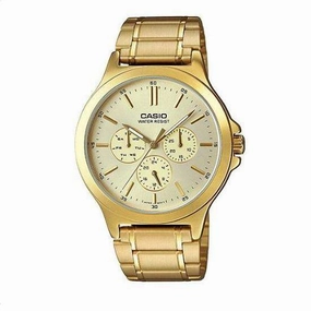 Casio MTP-V300G-9AUDF Gold Stainless Watch for Men Affordable casual watches Sporty casual watches Affordable luxury casual watches