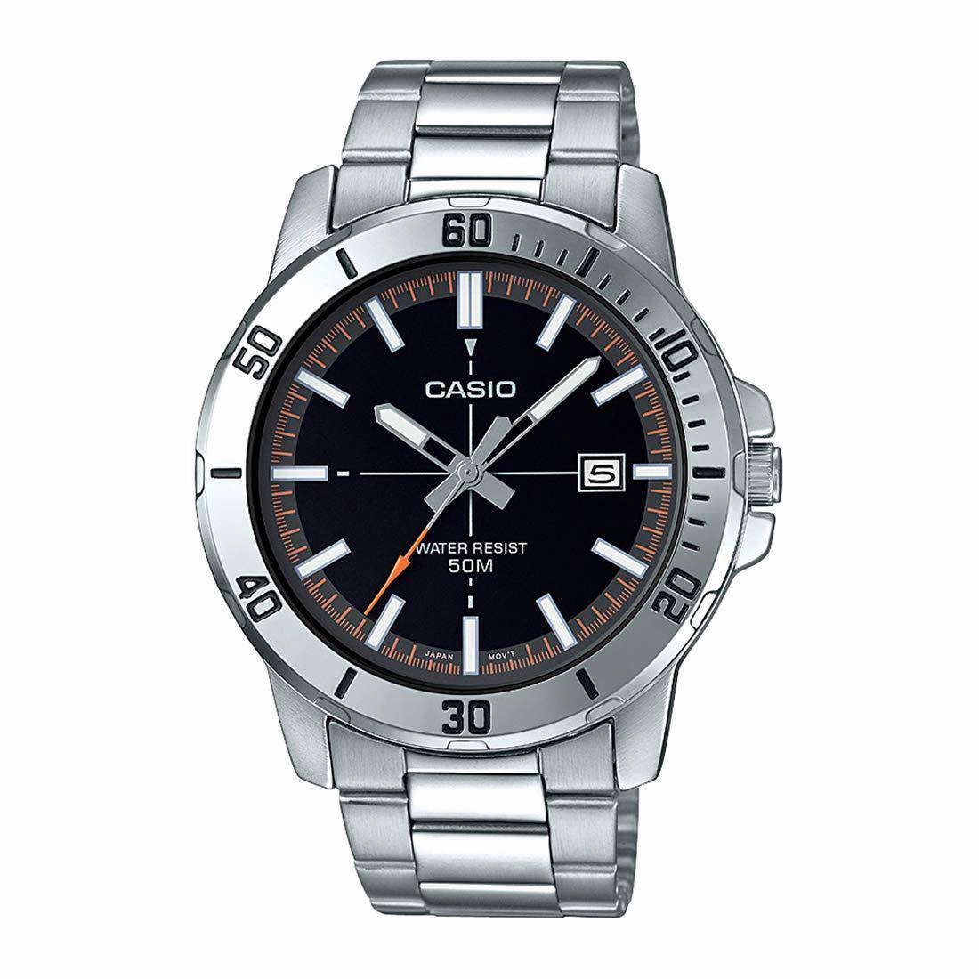 Casio MTP-VD01D-1E2VUDF Silver Stainless Watch for Men,men's watches,watch for men, best men's watches,luxury men's watch,minimalist men's watch,casual men's watch,dress watch for men,automatic men's watch,quartz men's watch,cheap men's watch. busi