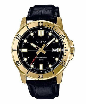 Casio MTP-VD01GL-1EVUDF Black Leather Strap Watch for Men,men's watches,watch for men, best men's watches,luxury men's watch,minimalist men's watch,casual men's watch,dress watch for men,automatic men's watch,quartz men's watch,cheap men's watch. b