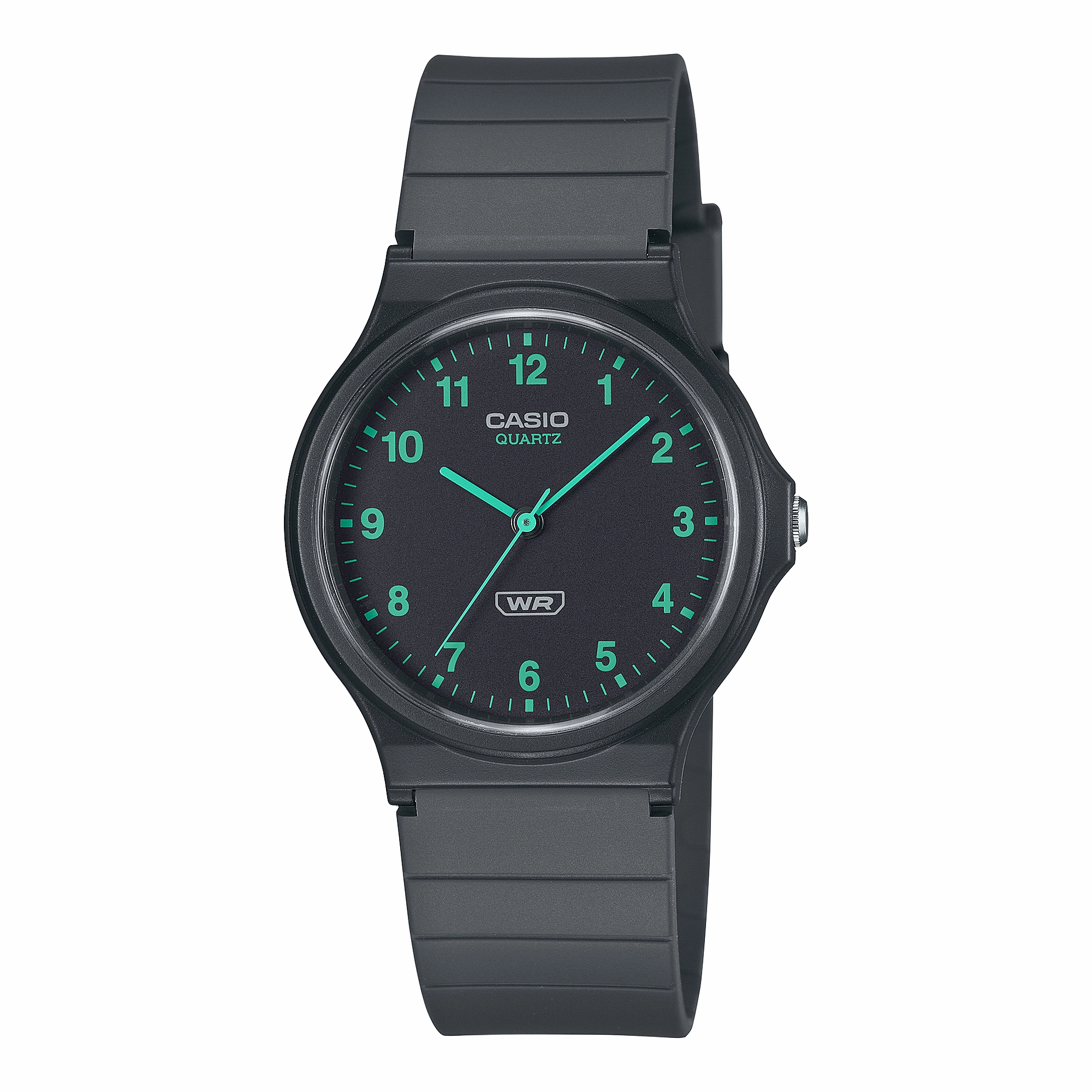 Casio Pop Black Resin Band Watch MQ24B-8B 