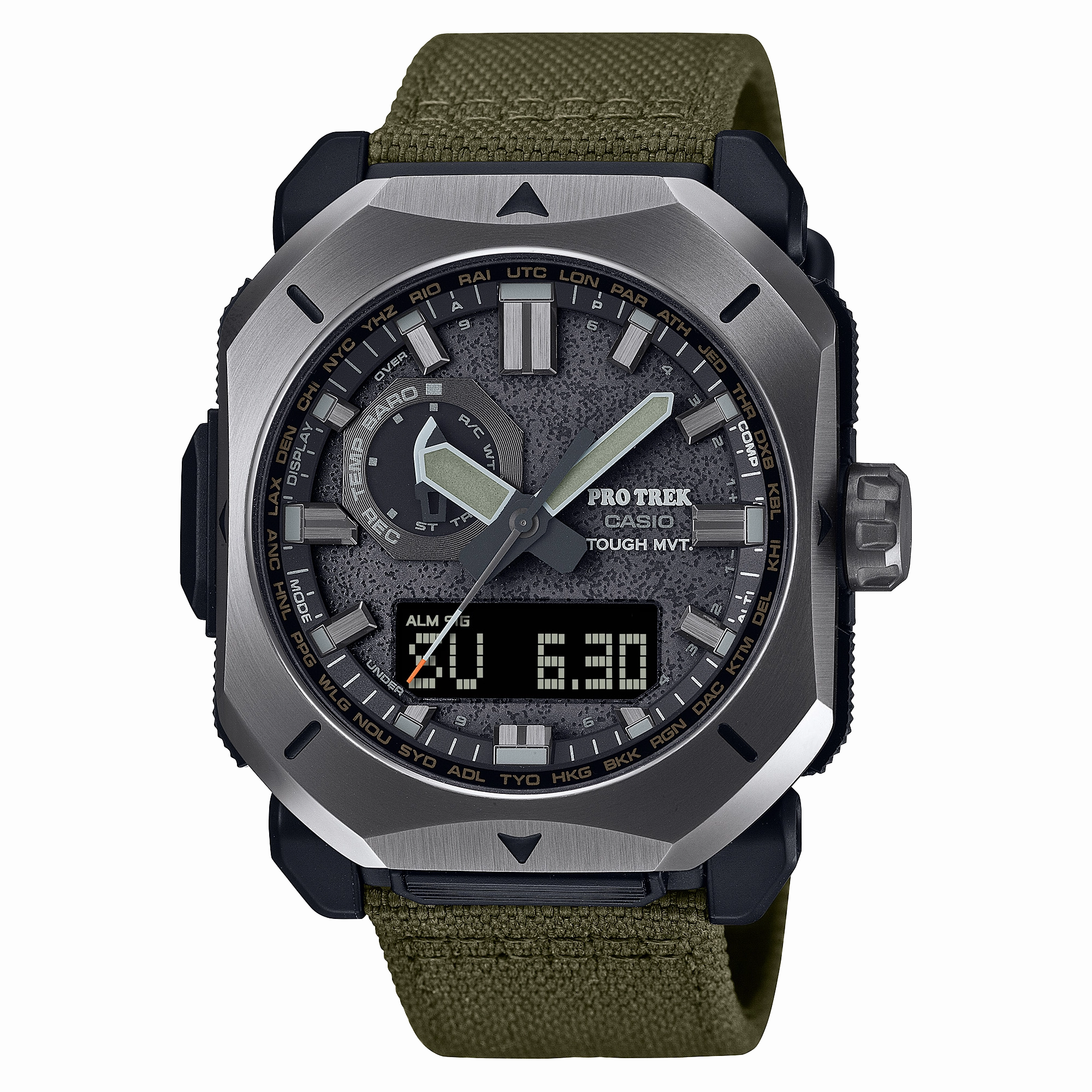 Casio Protrek Climber Line Solar Black Dial Watch PRW6900YB-3D 