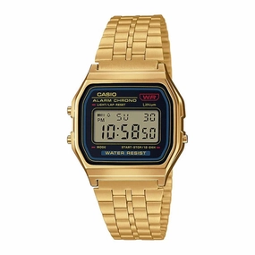 Casio Retro Collection Gold Plated Digital Watch A159WGEA-1EF 