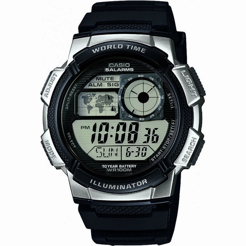 Casio Sports Gear World Time Men's Watch AE-1000W-1A2VEF 