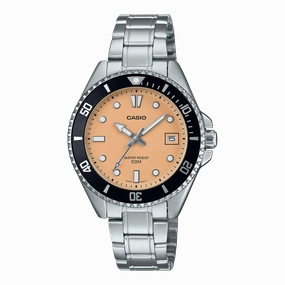Casio Standard Analogue Diver Stainless Steel Watch MDV10D-4A2 