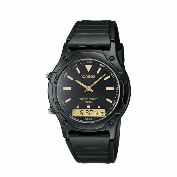 Casio Standard AW-49HE-1AVDF Black Resin Strap Watch for Men and Women Affordable casual watches Sporty casual watches Affordable luxury casual watches