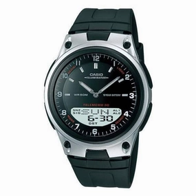 Casio Standard AW-80-1A Black/Silver Resin Strap Watch for Men,silicone watch,silicone strap watch,silicone watches for men,silicone watches for women,unisex silicone watch,kids silicone watch,sports silicone watch,casual silicone watch,waterproof silicone