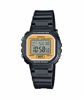 Casio Standard Digital Black Resin Band Watch LA20WH-9A 
