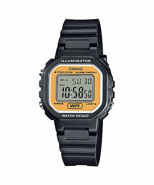 Casio Standard Digital Black Resin Band Watch LA20WH-9A 
