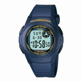 Casio Standard F-200W-2BDF Blue Resin Strap Watch for Men,silicone watch,silicone strap watch,silicone watches for men,silicone watches for women,unisex silicone watch,kids silicone watch,sports silicone watch,casual silicone watch,waterproof silicone watc