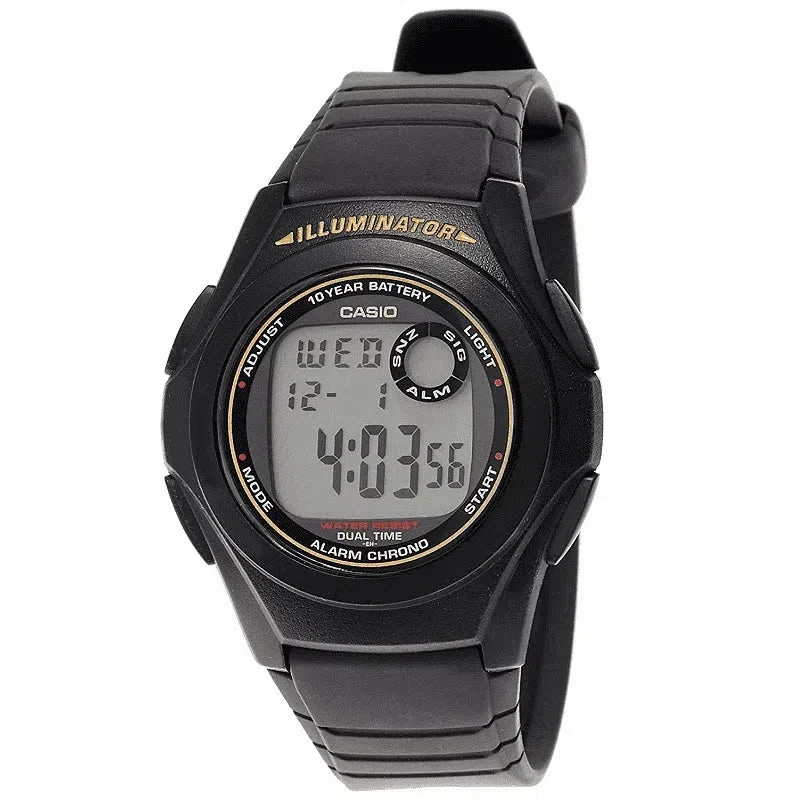 Casio Standard F-200W-9ADF Black Resin Strap Watch for Men,men's watches,watch for men, best men's watches,luxury men's watch,minimalist men's watch,casual men's watch,dress watch for men,automatic men's watch,quartz men's watch,cheap men's watch. 