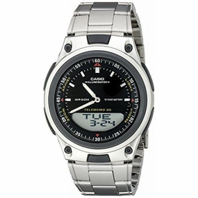 Casio Standard Men's Silver Stainless Steel Strap Watch- AW-80D-1AVDF Affordable casual watches Sporty casual watches Affordable luxury casual watches