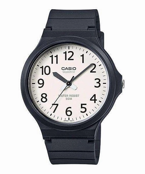Casio Standard MW-240-7BVDF Black Resin Strap Unisex  Watch,silicone watch,silicone strap watch,silicone watches for men,silicone watches for women,unisex silicone watch,kids silicone watch,sports silicone watch,casual silicone watch,waterproof silicone wa