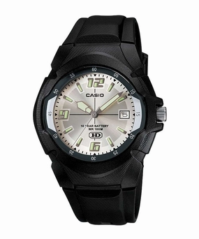 Casio Standard MW-600F-7AVDF Black Resin Strap Watch for Men Affordable casual watches Sporty casual watches Affordable luxury casual watches