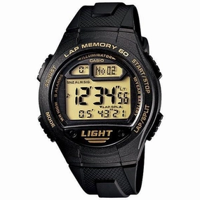 Casio Standard W-734-9AV Black Rubber Strap Sports Men's Watch,silicone watch,silicone strap watch,silicone watches for men,silicone watches for women,unisex silicone watch,kids silicone watch,sports silicone watch,casual silicone watch,waterproof silicon