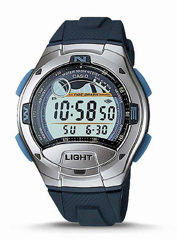 Casio Standard W-753-2AV Blue/Silver Resin Strap Watch for Men Affordable casual watches Sporty casual watches Affordable luxury casual watches