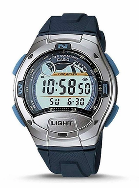 Casio Standard W-753-2AV Blue/Silver Resin Strap Watch for Men Affordable casual watches Sporty casual watches Affordable luxury casual watches