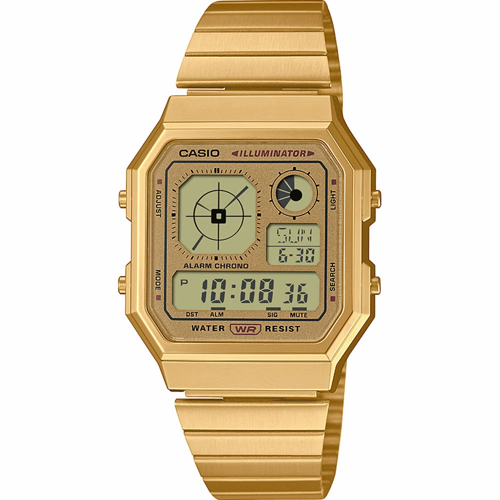 Casio Vintage A130WEG-9A stainless steel watch clasp High quality stainless steel watch