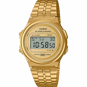 Casio Vintage A171WEG-9A Gold Digital Watch stainless steel watch clasp High quality stainless steel watch