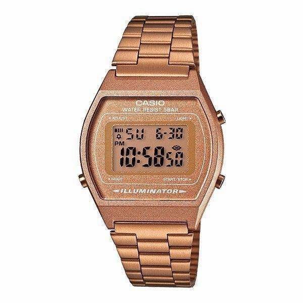 Casio Vintage B640WC-5A Rose Gold Watch for Men and Women Affordable casual watches Sporty casual watches Affordable luxury casual watches