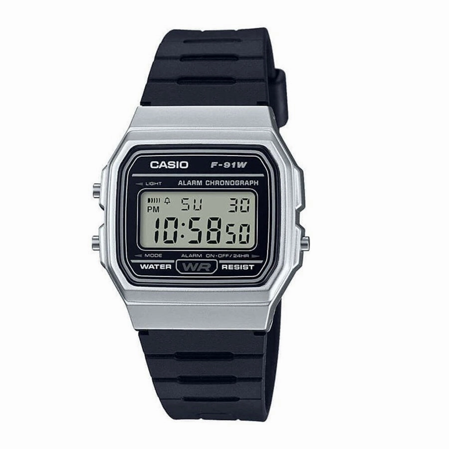 Casio Vintage Collection Digital Watch Black Strap F-91WM-7AEF,seiko watches,mens watches,couple watches,watches designer,watches discount,best watches for men