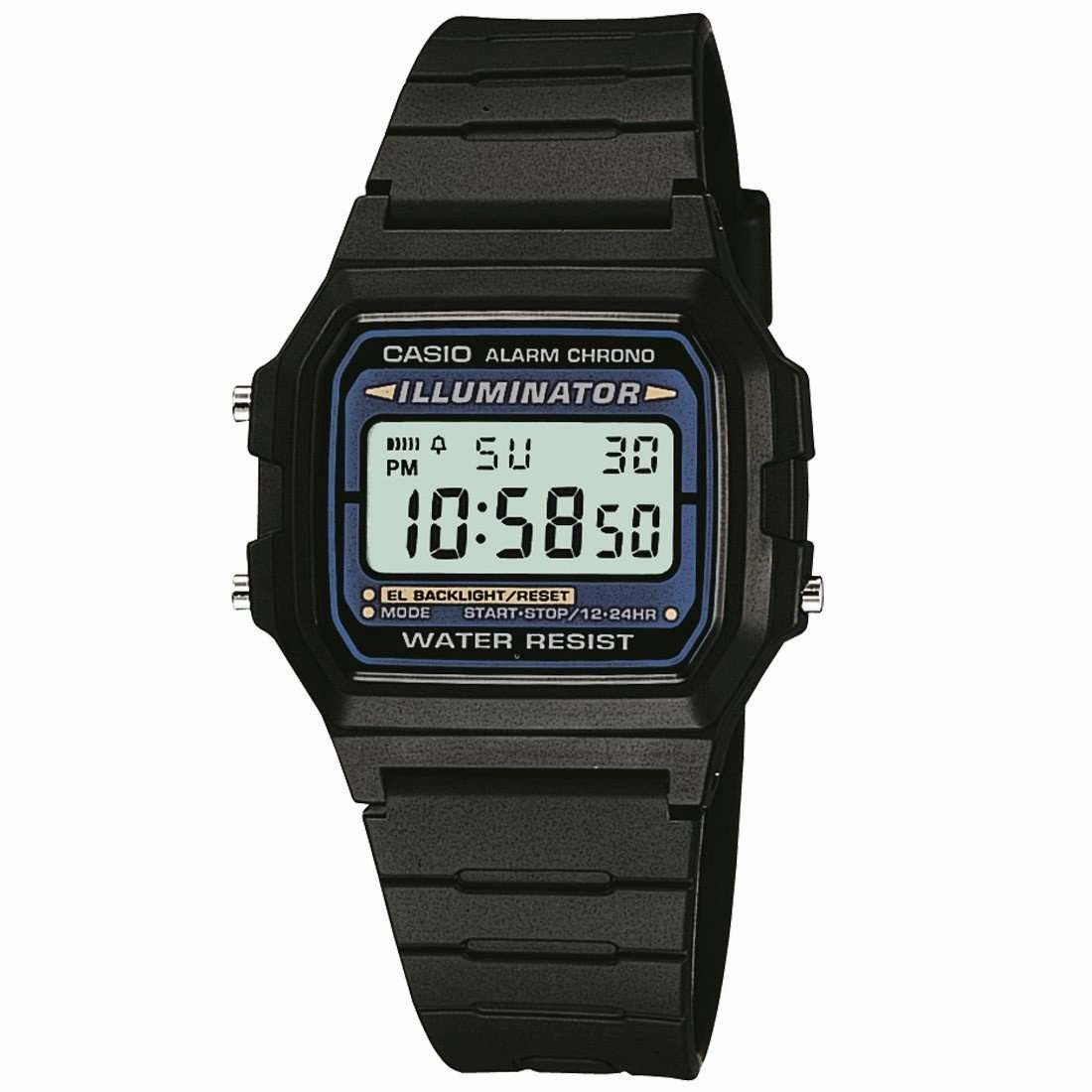 Casio Vintage F105W-1A Illuminator Sport Watch for Men and Women Affordable casual watches Sporty casual watches Affordable luxury casual watches