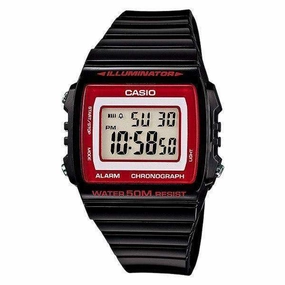 Casio W-215H-1A2 Black Resin Strap Watch for Men and Women,silicone watch,silicone strap watch,silicone watches for men,silicone watches for women,unisex silicone watch,kids silicone watch,sports silicone watch,casual silicone watch,waterproof silicone wat