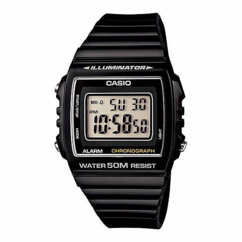 Casio W-215H-1A Black Resin Watch for Men and Women Affordable casual watches Sporty casual watches Affordable luxury casual watches