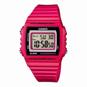 Casio W-215H-4A Pink Resin Watch For Men and Women,silicone watch,silicone strap watch,silicone watches for men,silicone watches for women,unisex silicone watch,kids silicone watch,sports silicone watch,casual silicone watch,waterproof silicone watch,silic