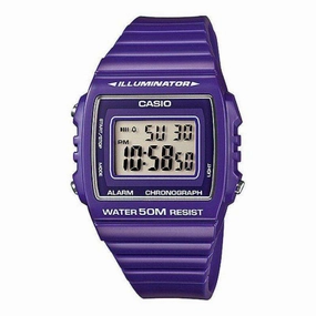Casio W-215H-6A Purple Resin Strap Watch For Men and Women,silicone watch,silicone strap watch,silicone watches for men,silicone watches for women,unisex silicone watch,kids silicone watch,sports silicone watch,casual silicone watch,waterproof silicone wat