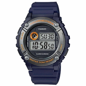 Casio W-216H-2B Blue Resin Digital Watch for Men,silicone watch,silicone strap watch,silicone watches for men,silicone watches for women,unisex silicone watch,kids silicone watch,sports silicone watch,casual silicone watch,waterproof silicone watch,silicon