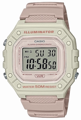 Casio W-218HC-4A2 Light Pink Resin Watch,men's watches,watch for men, best men's watches,luxury men's watch,minimalist men's watch,casual men's watch,dress watch for men,automatic men's watch,quartz men's watch,cheap men's watch. business watch for