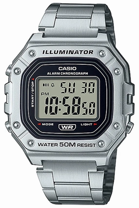Casio W-218HD-1A Silver Stainless Steel Watch for Men,silicone watch,silicone strap watch,silicone watches for men,silicone watches for women,unisex silicone watch,kids silicone watch,sports silicone watch,casual silicone watch,waterproof silicone watch,si