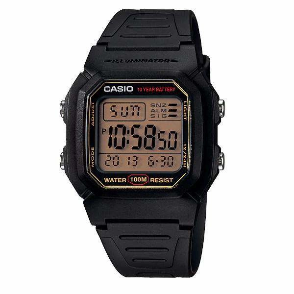 Casio W-800HG-9AVDF Black Resin Watch for Men and Women,silicone watch,silicone strap watch,silicone watches for men,silicone watches for women,unisex silicone watch,kids silicone watch,sports silicone watch,casual silicone watch,waterproof silicone watch,