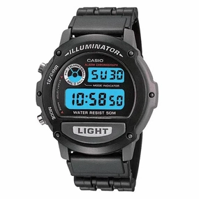Casio W-87H-1VHDR Black Resin Watch for Men and Women,silicone watch,silicone strap watch,silicone watches for men,silicone watches for women,unisex silicone watch,kids silicone watch,sports silicone watch,casual silicone watch,waterproof silicone watch,si