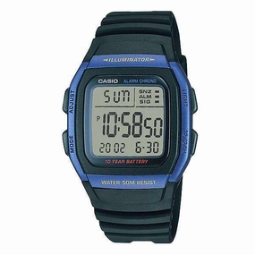 Casio W-96H-2AVDF Black Resin Watch for Men and Women,silicone watch,silicone strap watch,silicone watches for men,silicone watches for women,unisex silicone watch,kids silicone watch,sports silicone watch,casual silicone watch,waterproof silicone watch,si
