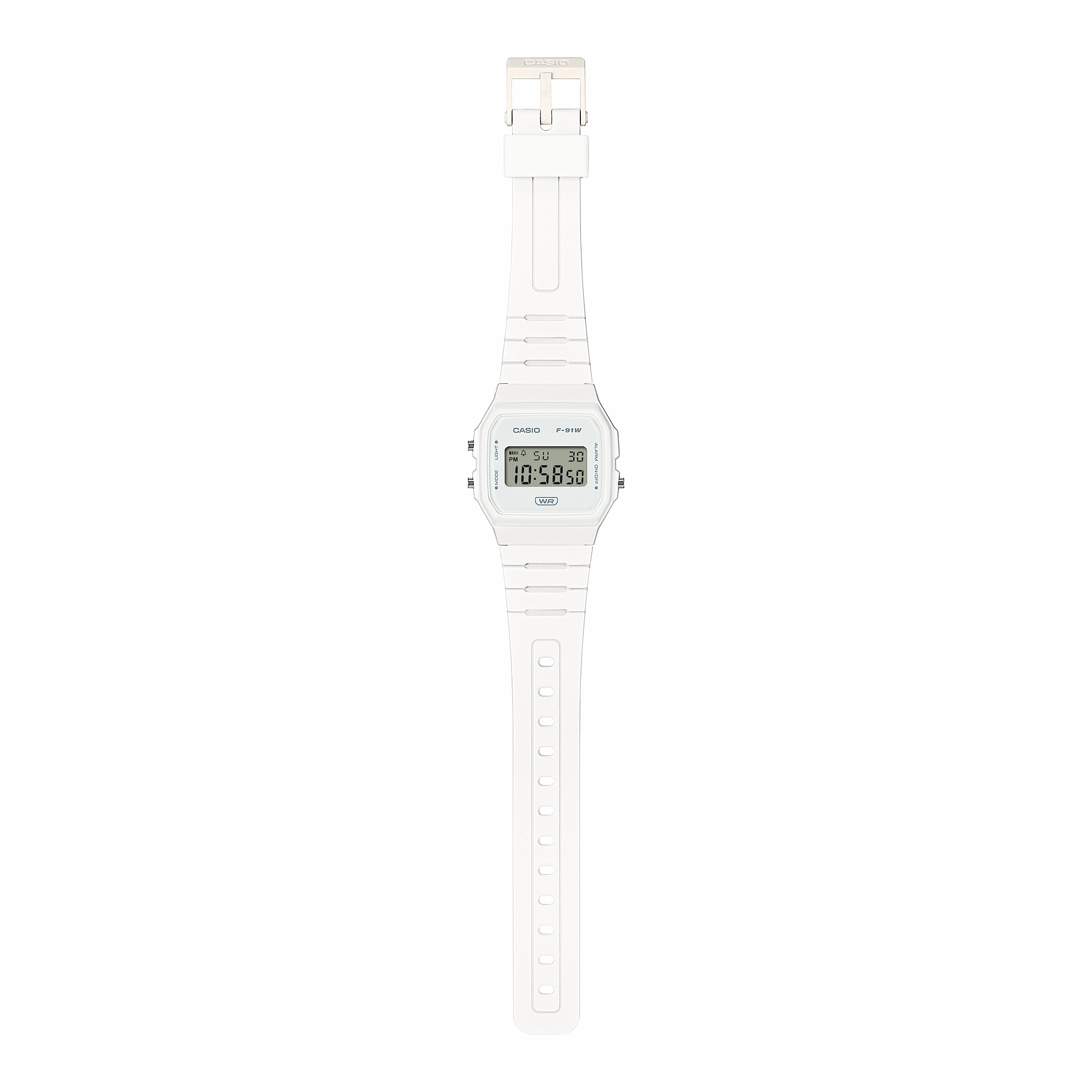 Casio White Resin Band Watch F91WB-7A
