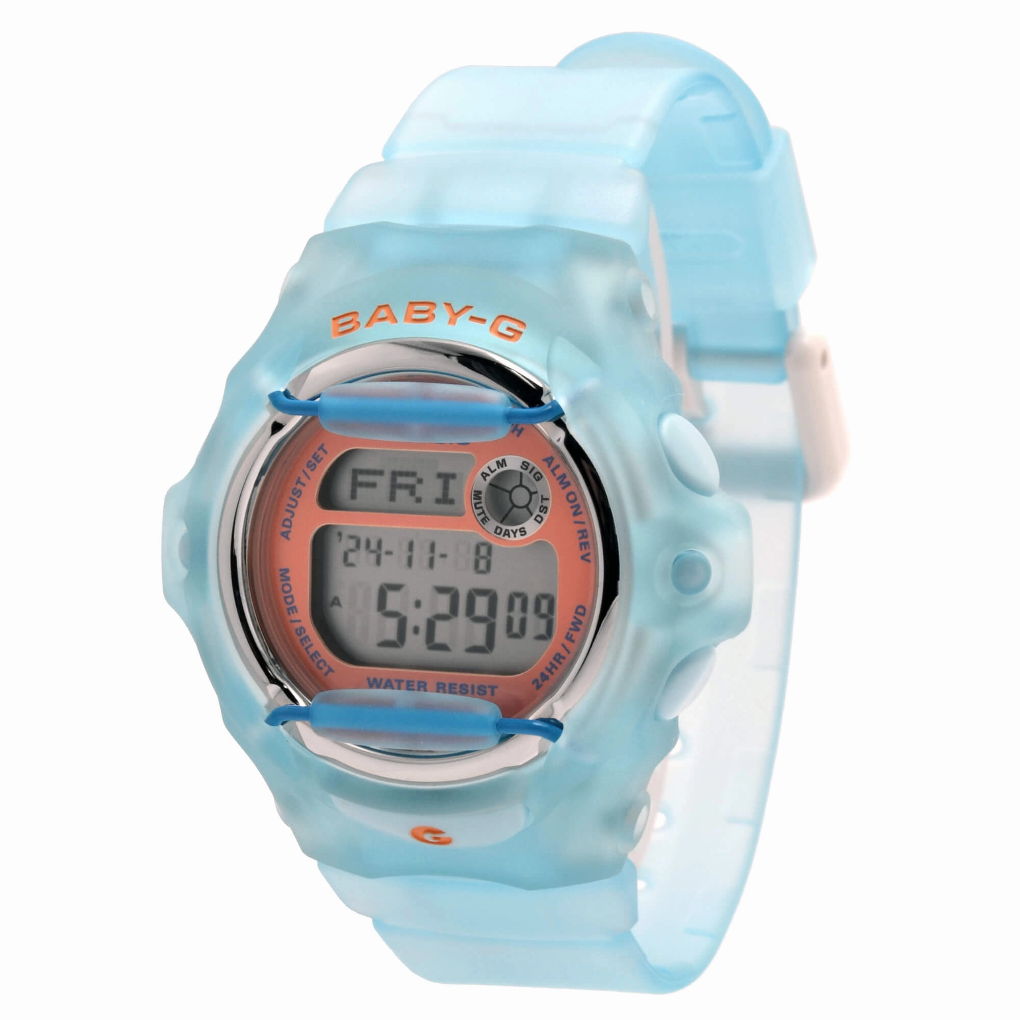 Casio Women's Digital Watch - Baby-G Digital Dial Light Blue Strap Dive | BG169R-2C Luxury Quartz Watch Quartz Watch Sale