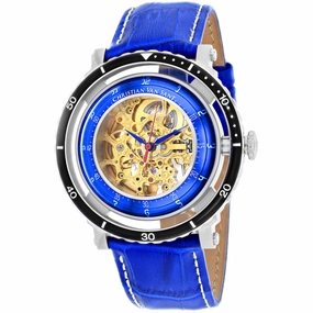 Christian Van Sant Men's Watch - Dome Automatic Gold Dial Leather Strap | CV0741 men's watches best men's watches under $500 affordable men's watches men watches classic