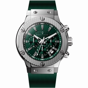 Christian Van Sant Men's Watch - Monarchy Quartz Green Dial Rubber Strap | CV8143 men's watches best men's watches under $500 affordable men's watches men watches classic